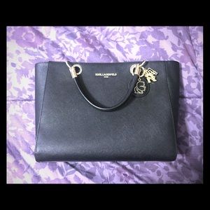 Karl Lagerfeld Black Purse